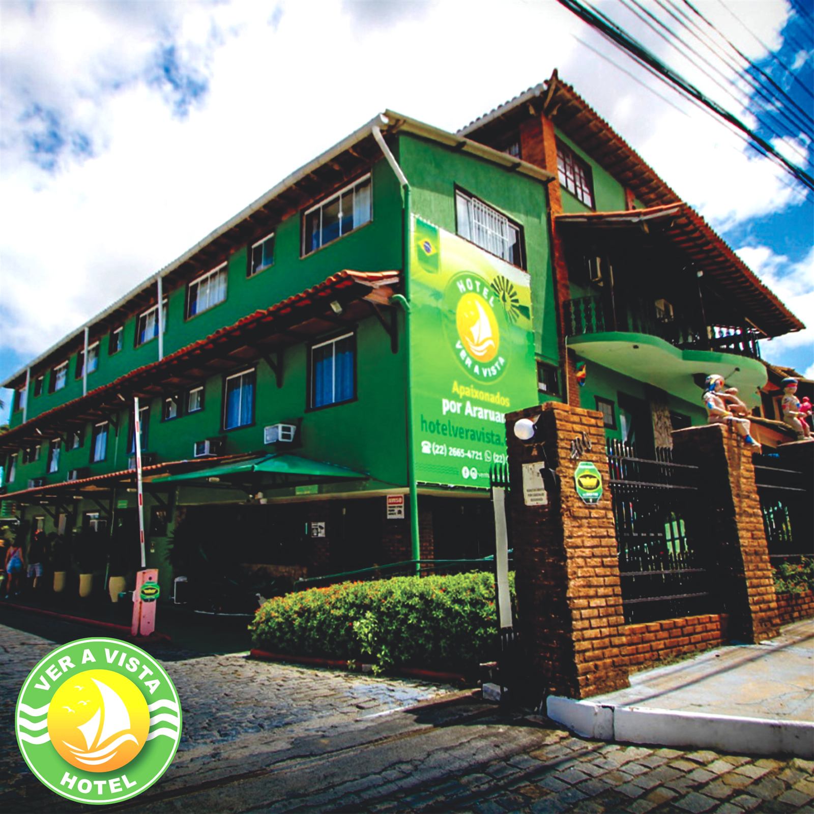 Fachada do Ver a Vista Hotel em Araruama
